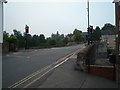 The B4361 Road approaches Ludford Bridge (Ludlow)