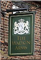 Sign for the Wadkin Arms, Osgodby