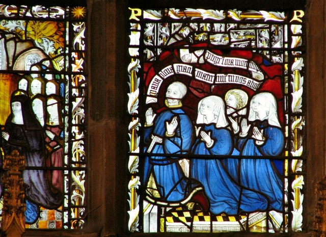 St Peter Mancroft - east window (donor panel)