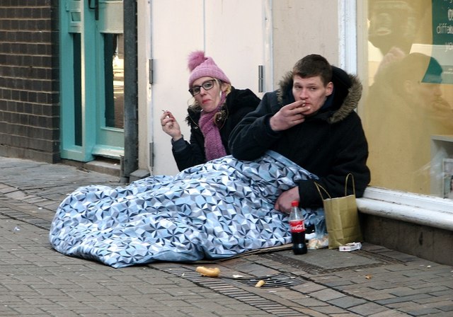 Homeless in Norwich by Evelyn Simak