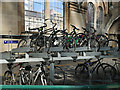 NS5865 : Cycle racks, Glasgow Central Station by Stephen Craven