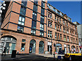 Art nouveau building on Oswald Street