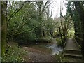 Footbridge over Holy Brook