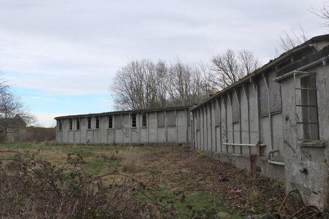 Concrete huts, Rosslynlee Hospital