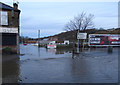 Haworth Road Cricket Club under flood water