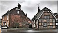 Henfield, Sussex - old houses on the south side of Golden Square