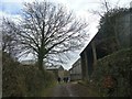 Footpath and barn at Button