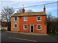 Fiery red brick in Castle Bytham