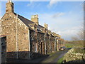 Farm cottages at Spotsmains near Kelso in the Scottish Borders