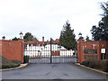 Vehicle entrance to Longbridge Manor