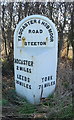 Milestone on the A64, Steeton