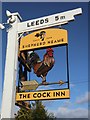 The Cock Inn sign