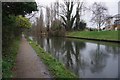 Grand Union Canal towards Willow Tree Footbridge