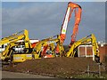 SO7844 : Demolition machinery by Philip Halling
