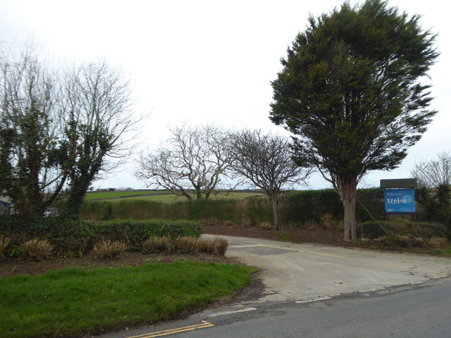 The entrance to Treloy Touring Park