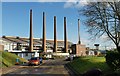 Chimneys at Tata Steelworks, Aldwarke