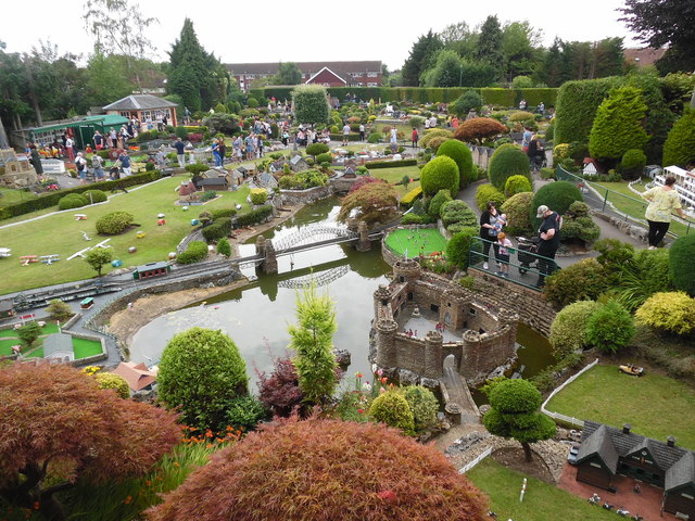 View of Bekonscot Model Village looking West