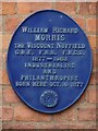 Plaque to William Morris