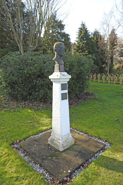 Memorial to Pte H. G. Columbine, V.C. © Adrian S Pye cc-by-sa/2.0 ...