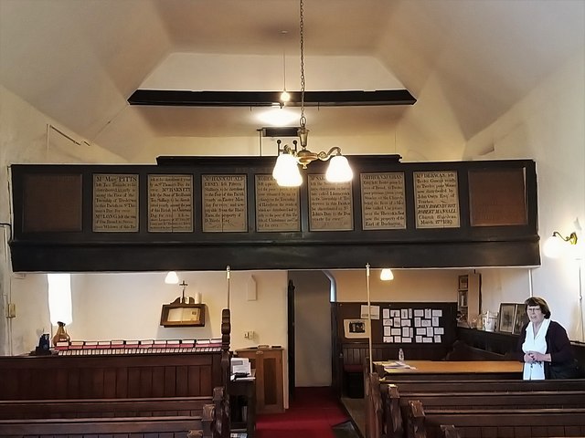 St Trunio, St Peter and St Paul, Llandrinio:  west gallery