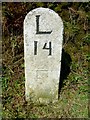 Old Milestone by the A39, near Starapark