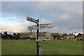 Fingerposts on The Greens, Leafield