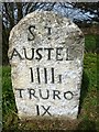 Old Milestone by the A390, north east of Grampound