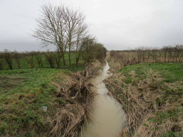 The Wash Dyke near Langar Grange... © Jonathan Thacker cc-by-sa/2.0 ...