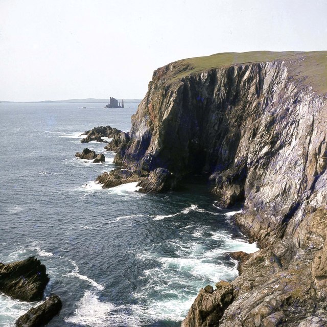 Cliffs on the Ness of Hillswick