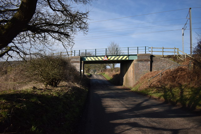 Bridge over the old A5 - Wall, Staffordshire