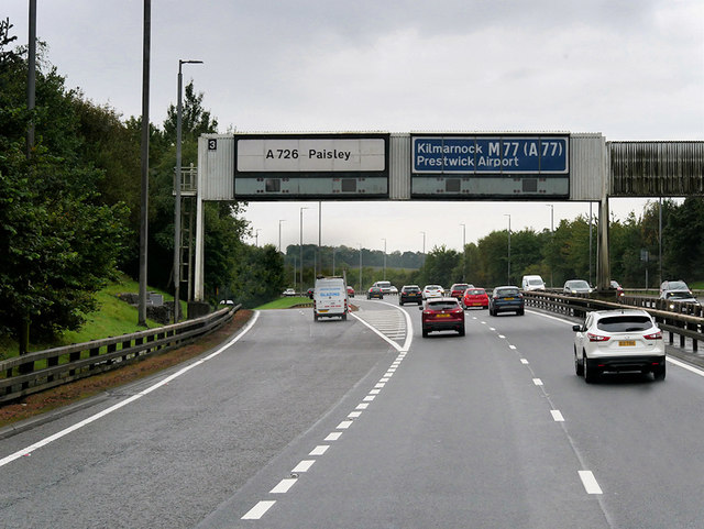 Overhead Sign Gantry at Junction 3 of... © David Dixon :: Geograph ...