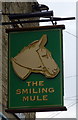 Sign for the Smiling Mule