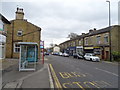 Bus stop and shelter on Chapeltown (B6154), Pudsey