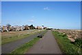 Saxon Shore Way at  Walmer