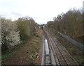 Railway towards Cottingley Station