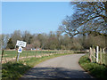 Entering Chute Forest on Lodge Lane