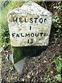 Old Milestone by the A394, south of Sithney Common