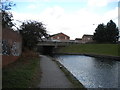 Walsall Canal approaching Leabrook Road Bridge, Wednesbury