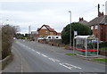 Bus stop and shelter on Gildersome Lane (B6126)