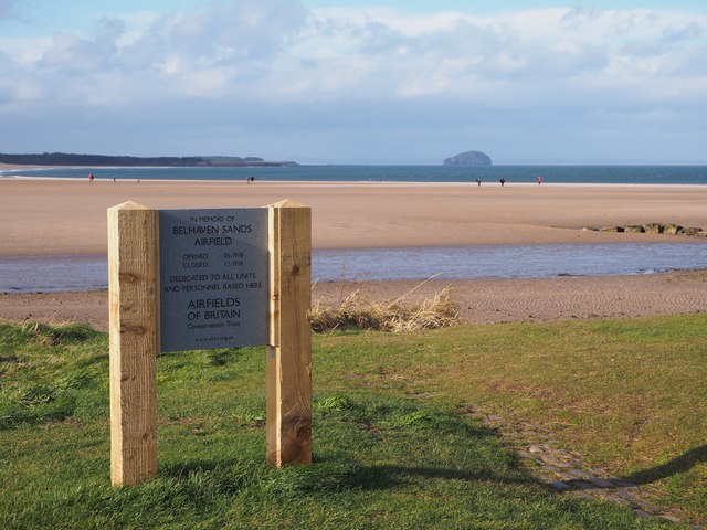 Belhaven Sands Airfield 1918 © Jennifer Petrie :: Geograph Britain and ...