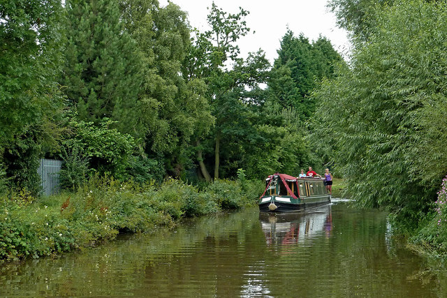 Canal cruising near Rugeley in... © Roger Kidd :: Geograph Britain and ...