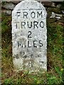 Old Milestone by the B3284, south of Shortlanesend