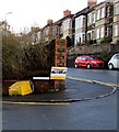 Yellow grit box, Aston Crescent, Newport