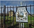 Sheffield coat of arms on the gates of Manor Lodge