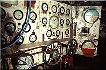 NZ5020 : Tuxedo Royale, Middlesbrough, engine room control panel by Chris Allen