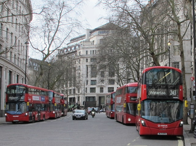 Bus stops and bus stands, Aldwych