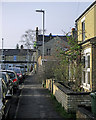 Cowper Road: roofers at work