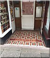 Tiled entrance, Queens Chambers, Wellington Street, Teignmouth