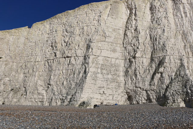 Lack of soil on the clifftop at Cliff End