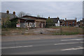 TL2697 : Fenced off area in Whittlesey by Hugh Venables